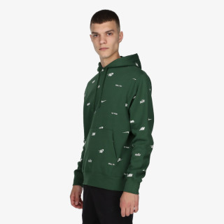 NIKE M NK CLUB+ BB PO AOP HOODIE 