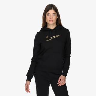 Nike W NSW PE CLB FLC SHINE OS PO 