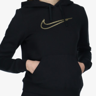 Nike W NSW PE CLB FLC SHINE OS PO 