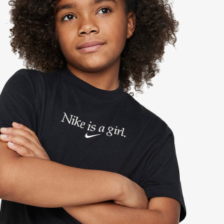 Nike G NSW TEE BOXY NIKE IS A GIRL 