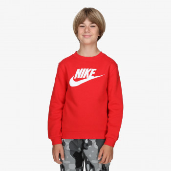 NIKE K NSW CLUB FLC CREW LS HBR 