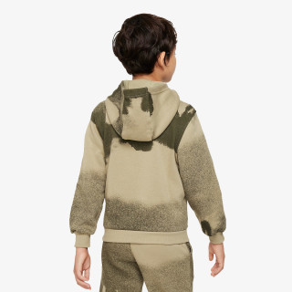 NIKE K CLB FLC HBR PO HD WASH AOP 