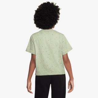 NIKE G NK NSW TEE BOXY SWOOSH AOP 