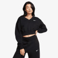 Nike W NSW PHNX FLC CROP VNECK 
