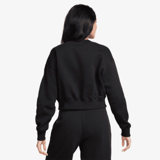 Nike W NSW PHNX FLC CROP VNECK 
