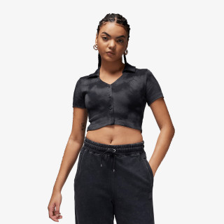 Nike W J SS KNIT AOP TOP 
