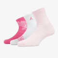 JORDAN JHG FLORAL LACE 3PK CREW 