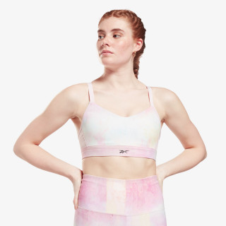 Reebok SR Lux Strappy Bra-Distorted Film 