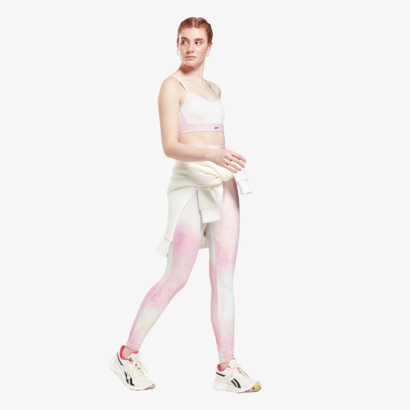 Reebok SR Lux Strappy Bra-Distorted Film 