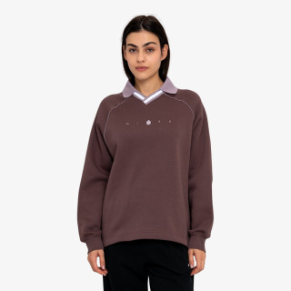 Nike W NSW PHNX FLC OS GX POLO TOP 