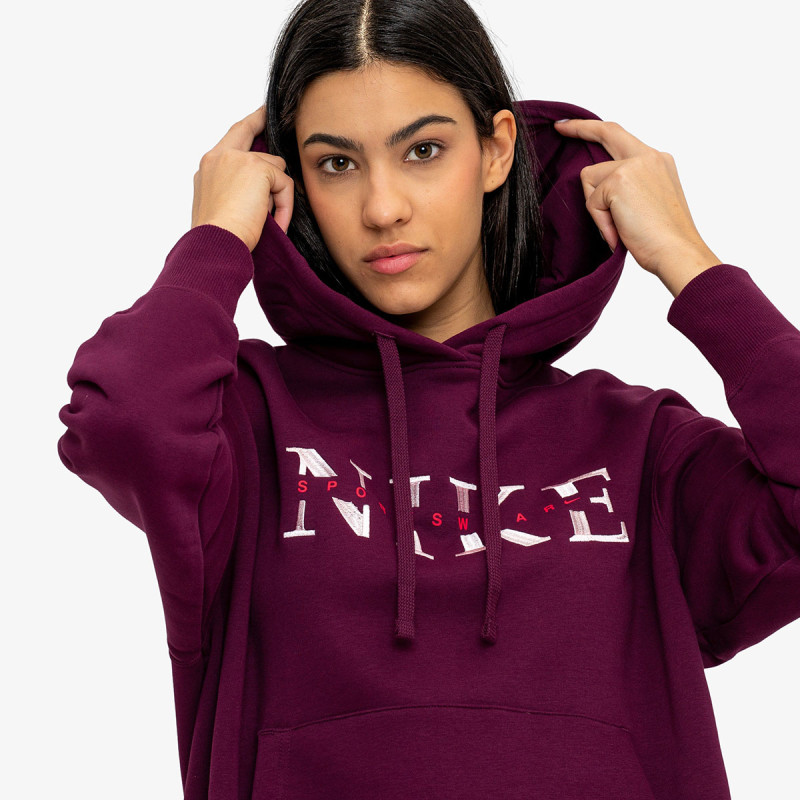 Nike W NSW PHNX FLC PO HOOD GLS 