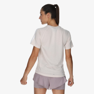 adidas Own the Run 3-Stripes Tee 