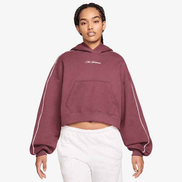 Nike W NK STDO FLC MW CRP SCLOP HDY 