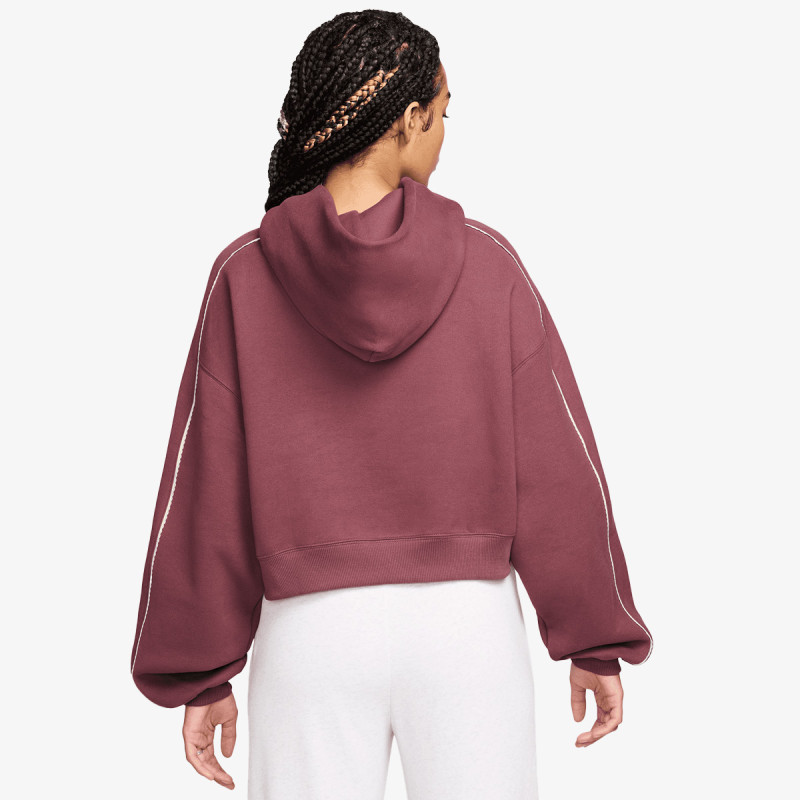 Nike W NK STDO FLC MW CRP SCLOP HDY 