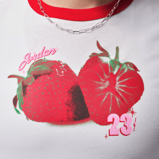 Jordan W J STRWBY RINGER TEE 