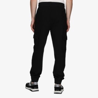 LONSDALE Black London Cuffed Pants 