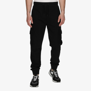 LONSDALE Black London Cuffed Pants 