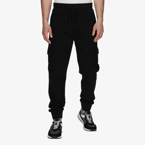 Lonsdale Black London Cuffed Pants 