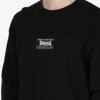 LONSDALE Black London Crewneck 