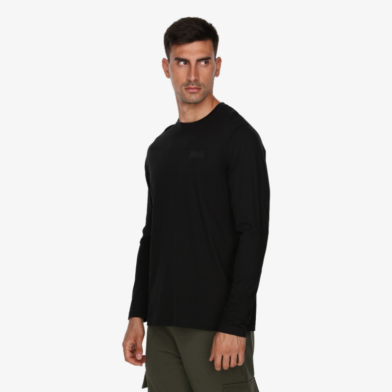 Lonsdale Black Long T-Shirt 