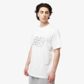 New Balance Flying NB T-Shirt White 