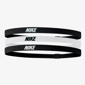 Nike NIKE ELASTIC HEADBANDS 2.0 3 PK BLACK/WH 