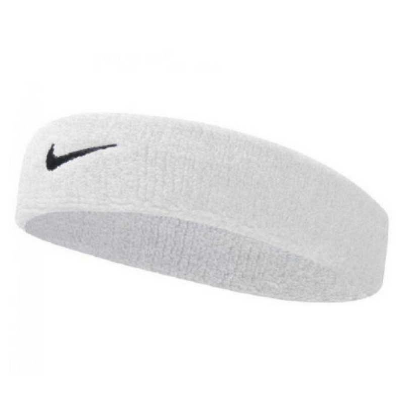 Nike NIKE SWOOSH HEADBAND WHITE/BLACK 