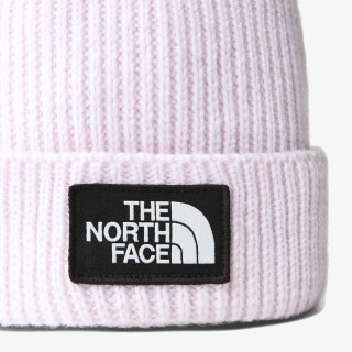 The North Face TNF LOGO BOX CUFFED BEANIE LAVENDER FOG 