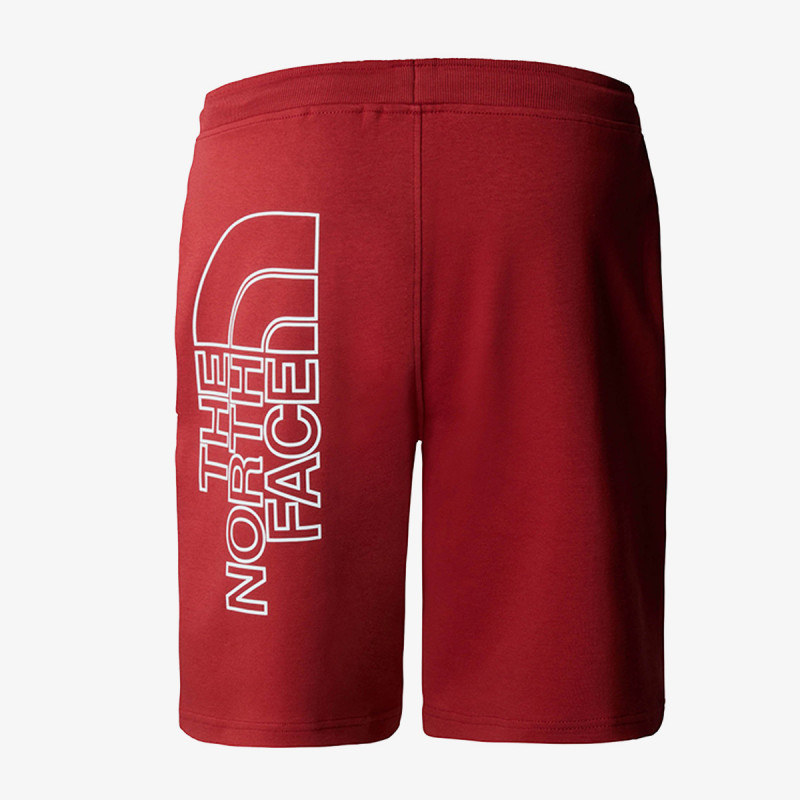 The North Face M GRAPHIC SHORT LIGHT-EU IRON RED 