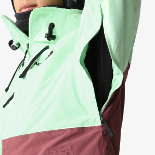 The North Face W SUPERLU JACKET PATINA GREEN/WILD GINGE 