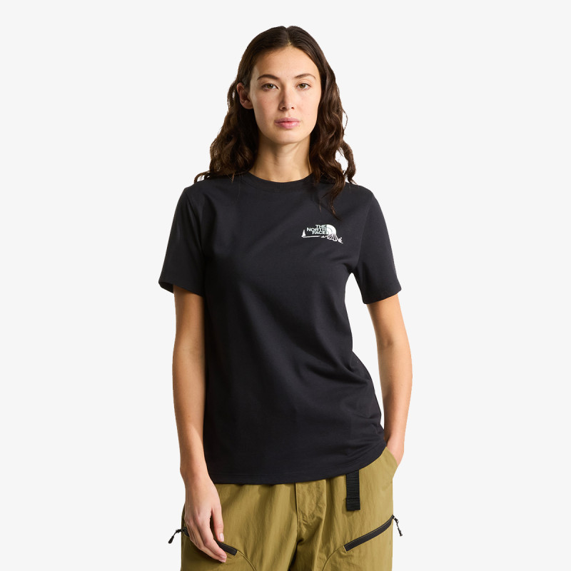 The North Face W MONTE REGULAR SHORT SLEEVE TEE-GRAPHIC 