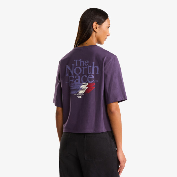 The North Face W RETRO TRAIL BOXY SS TEE-GRAPHIC 