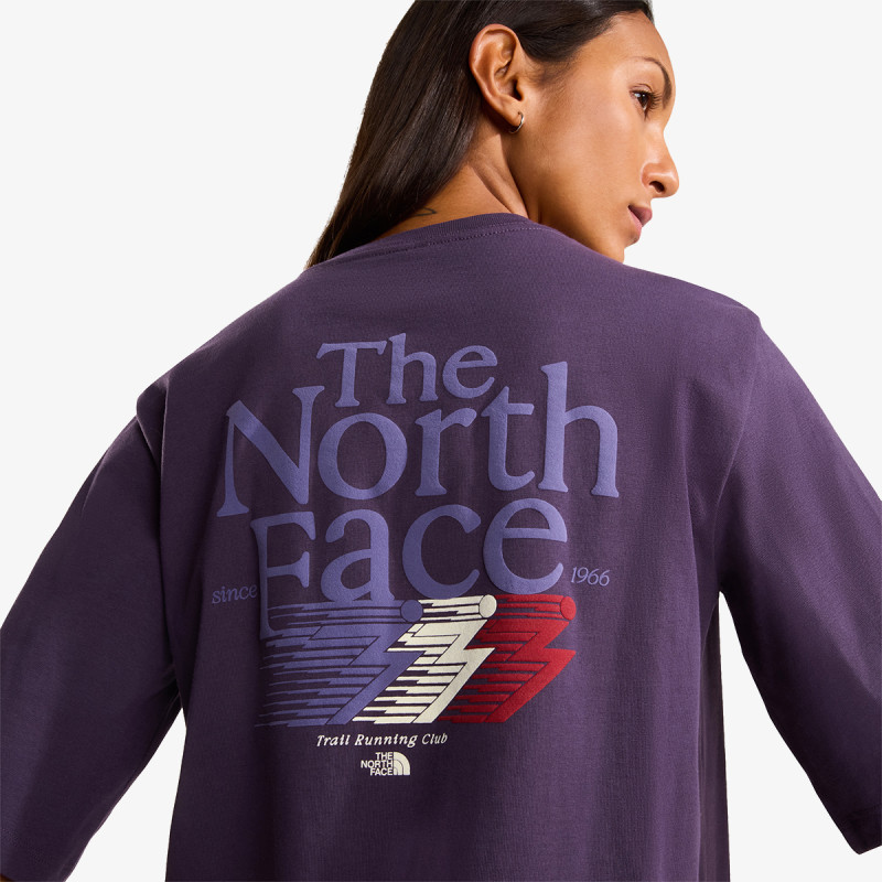 The North Face W RETRO TRAIL BOXY SS TEE-GRAPHIC 