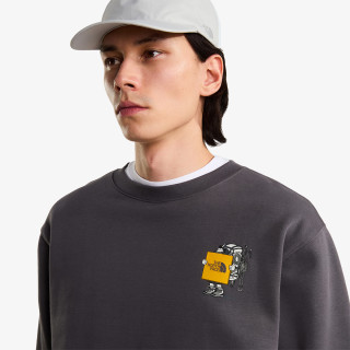 The North Face U GEAR UP GET OUT RLX CREW-GRAPHIC 