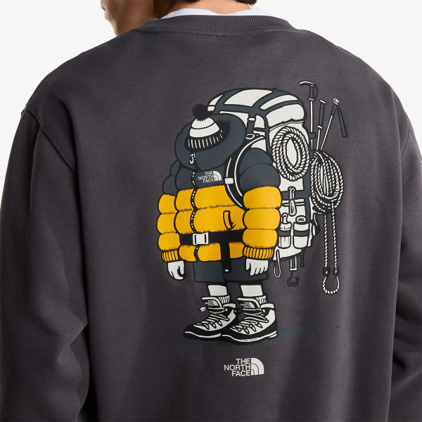 The North Face U GEAR UP GET OUT RLX CREW-GRAPHIC 