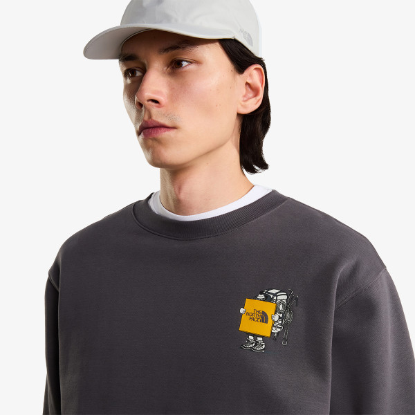 The North Face U GEAR UP GET OUT RLX CREW-GRAPHIC 
