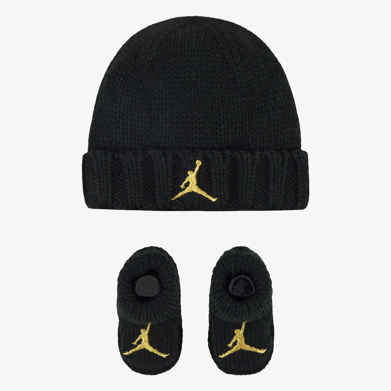 JHN CHUNKY KNIT HAT & BOOTIE S 