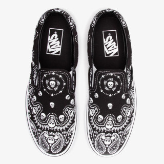 Vans UA CLASSIC SLIP-ON BANDANA BLACK 