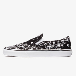 Vans UA CLASSIC SLIP-ON BANDANA BLACK 