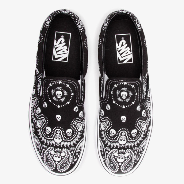 Vans UA CLASSIC SLIP-ON BANDANA BLACK 