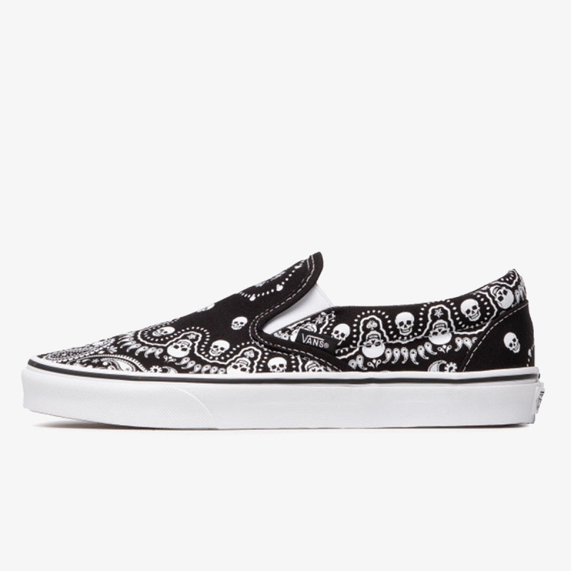 Vans UA CLASSIC SLIP-ON BANDANA BLACK 