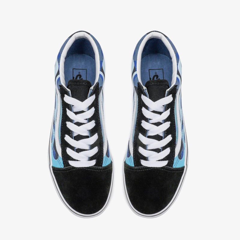 Vans JN OLD SKOOL CAMO FLAME BL 