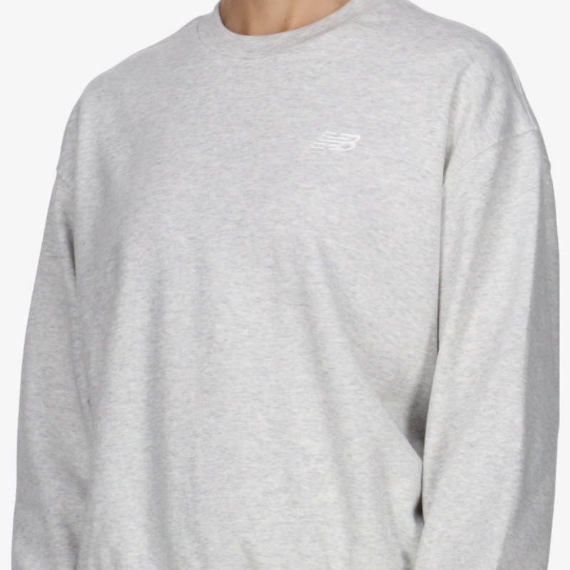 New Balance FRENCH TERRY SMALL LOGO CREW 